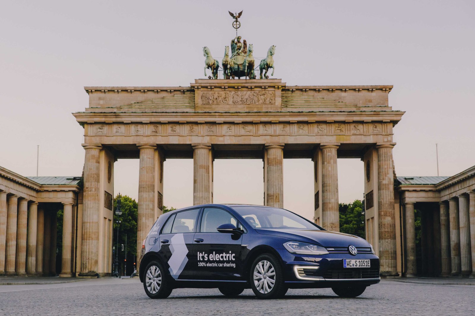 Volkswagen WeShare med 100 procent elbilar är nu lanserat i Berlin
