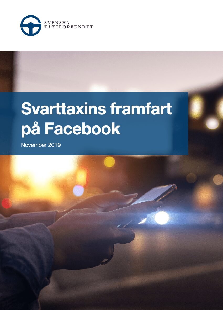 Svarttaxi på Facebook fortsätter hota serösa taxiåkare
