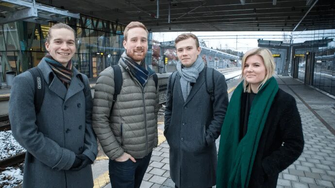 Utbytesstudenter tar tåget utomlands – ett led i hållbart resande