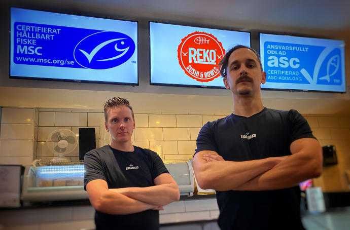 Första sushirestaurangerna med bara miljömärkt på menyn