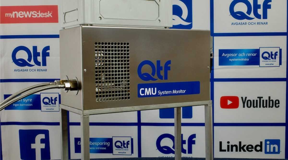 QTF lanserar övervakningsutrustning för systemvätska – CMU System Monitor