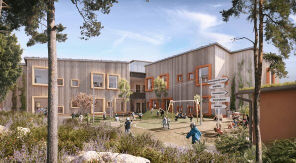 Förskolan Hoppet har 70 procent lägre klimatpåverkan