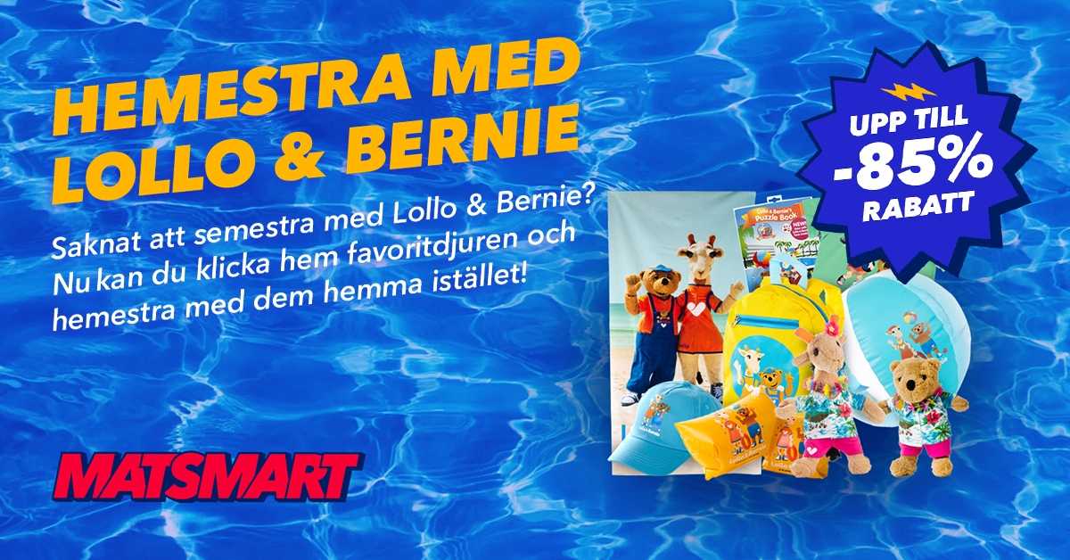 Matsmart.se samarbetar med Ving: Lollo & Bernie-produkter till Matsmart