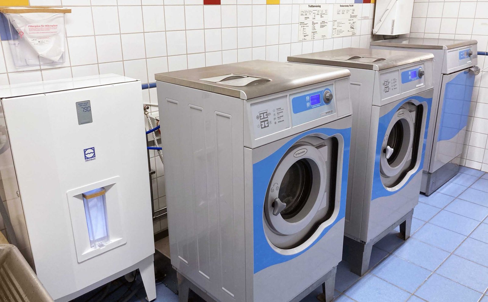 Bostadsbolagets hyresgäster tvättar miljövänligt med ny teknik