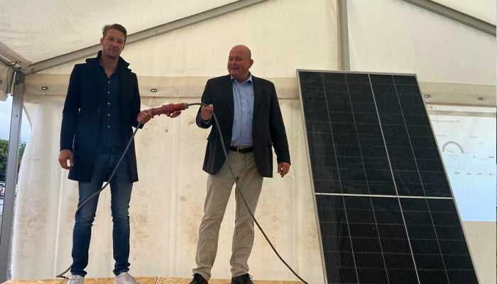 ​Invigning av solcellsparken hos Carlfors Bruk