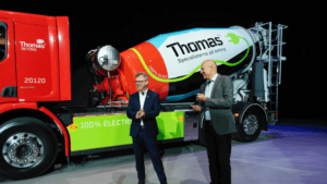 Thomas Concrete Group, investerar nu i sin första 100 % eldrivna betongbil. Thomas Concrete Group, investerar nu i sin första 100 % eldrivna betongbil.