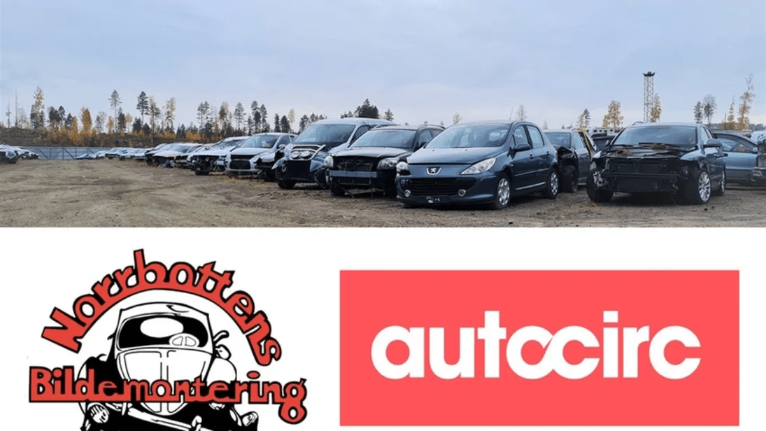 Autocirc förvärvar Norrbottens Bildemontering när bildelars återvining har ökats