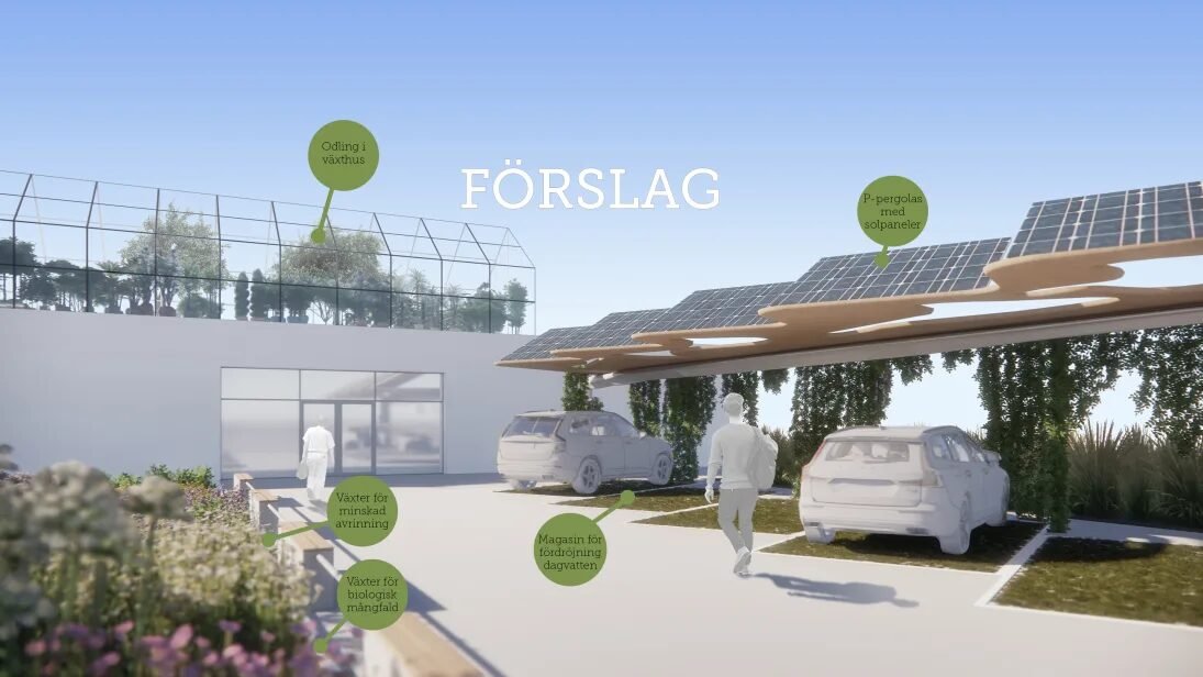 Norconsult deltar i klimattävling med bidrag om innovativa parkeringsplatser