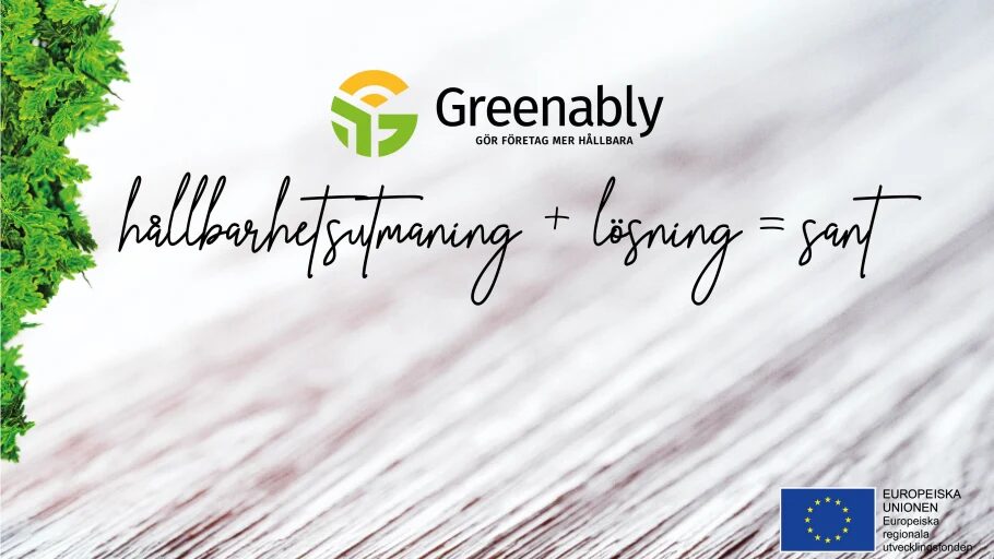 Snabbare hållbarhetsomställning med Greenably.se