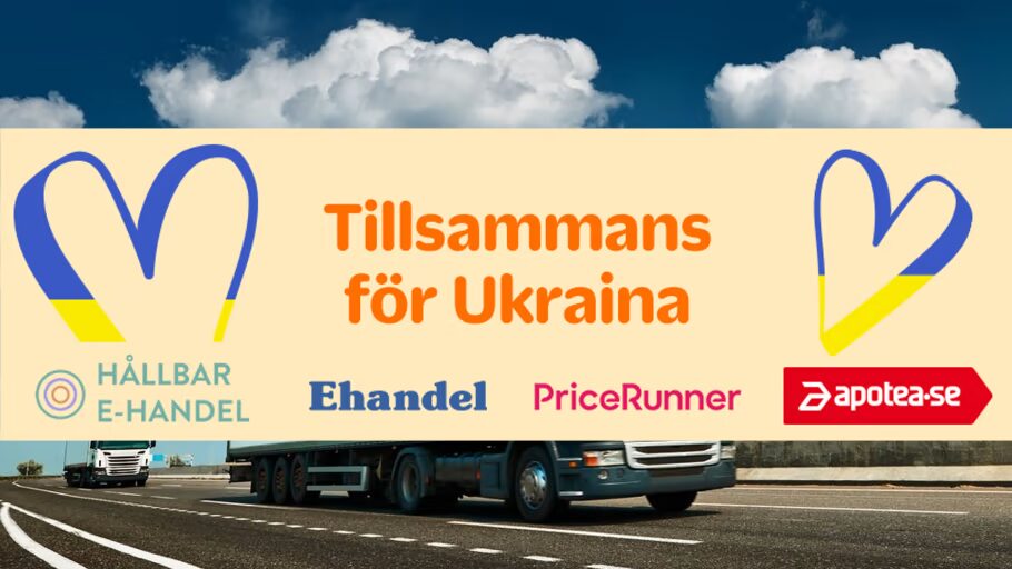 Branschaktörerna uppmanar svenska e-handlare att skicka sjukvårdsmaterial till Ukraina.