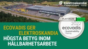 Ecovadis ger Elektroskandia högsta betyg inom hållbarhetsarbete
