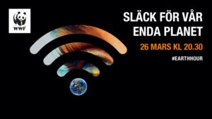 Earth Hour lördag 26 mars 2022