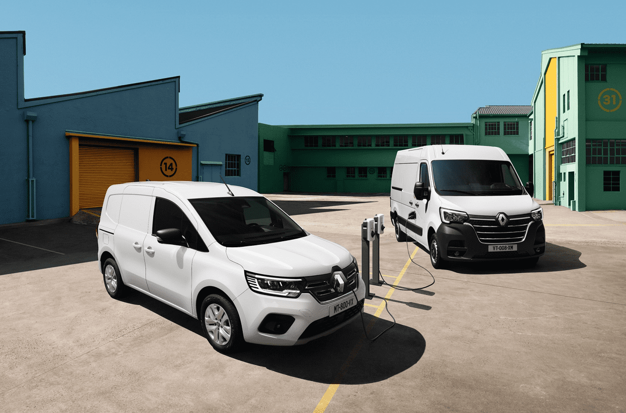 Renault förnyar eltransportbilarna Nya Kangoo E-Tech och Nya Master E-tech