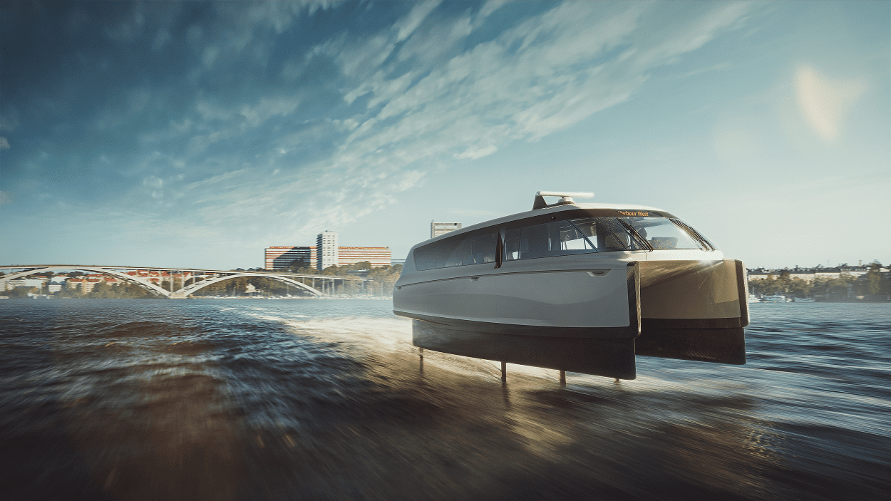 Världens snabbaste elektriska fartyg i SL-trafik mellan Ekerö och Stadshuset