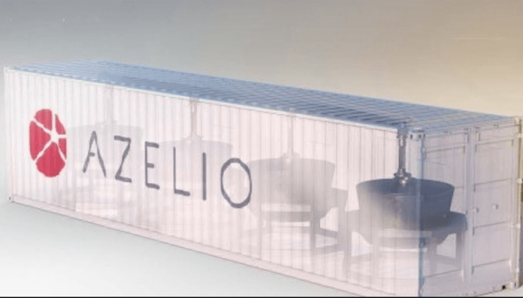 Azelio tar system i Haneberg i drift