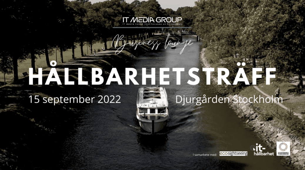 Hållbarhetsträff med båtsightseeing av IMG Businesslounge