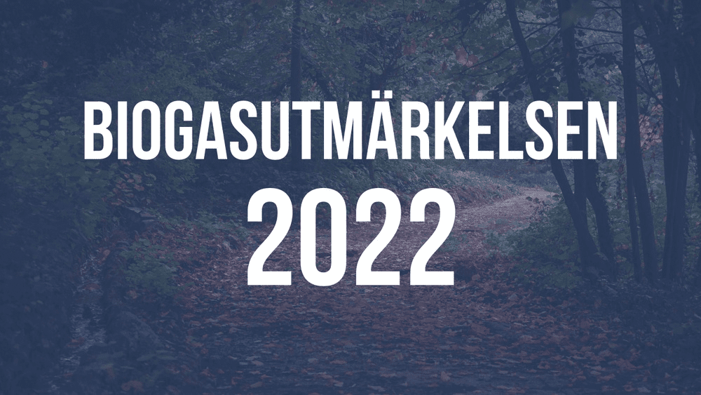 Dags att nominera till biogasutmärkelsen 2022