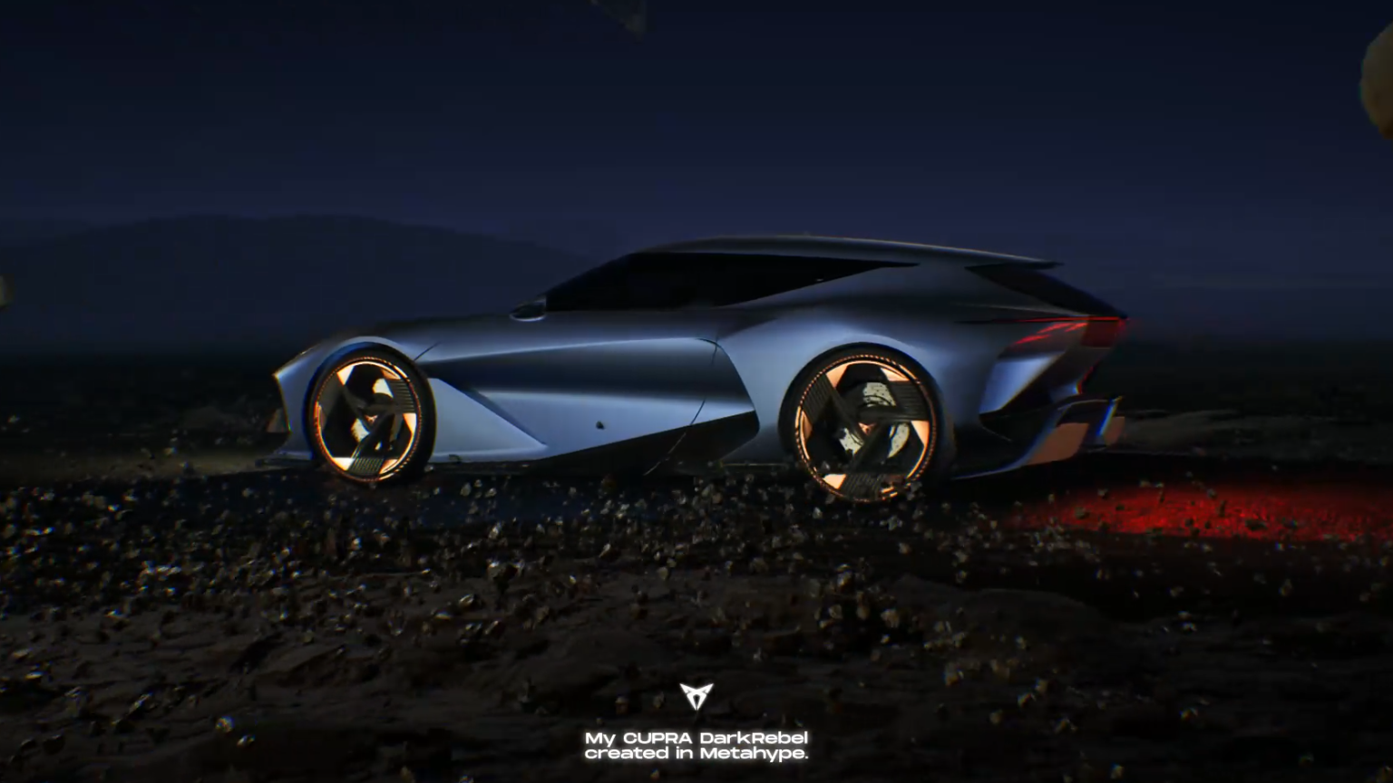 CUPRA DarkRebel redo för nästa steg: från den digitala till den fysiska världen