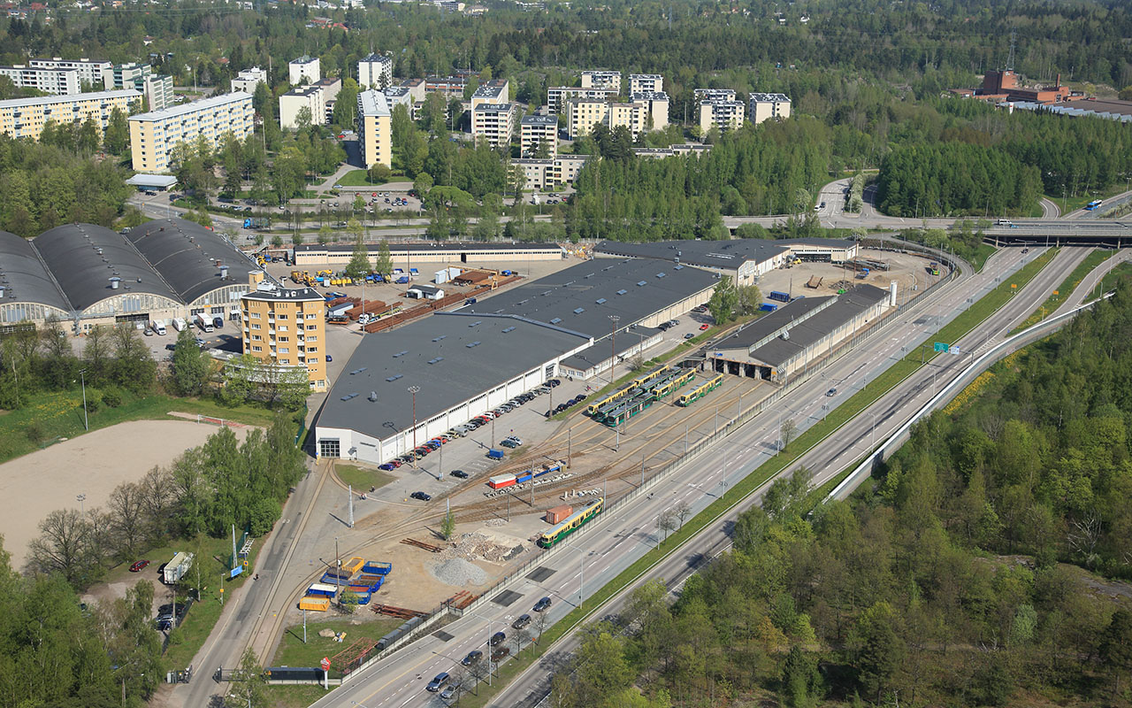 Rejlers deltar i omfattande projekt för förnyelse av depå för Huvudstadsregionens Stadstrafik Ab i Helsingfors
