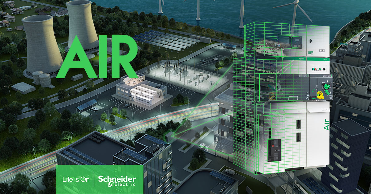Schneider Electrics ställverk effektiviserar energimarknaden med ren luft