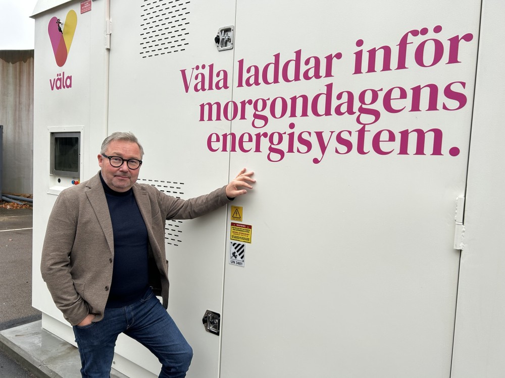 Väla är Sveriges första virtuella kraftverk av sitt slag - nytt batteri bidrar till bättre balans i elnätet