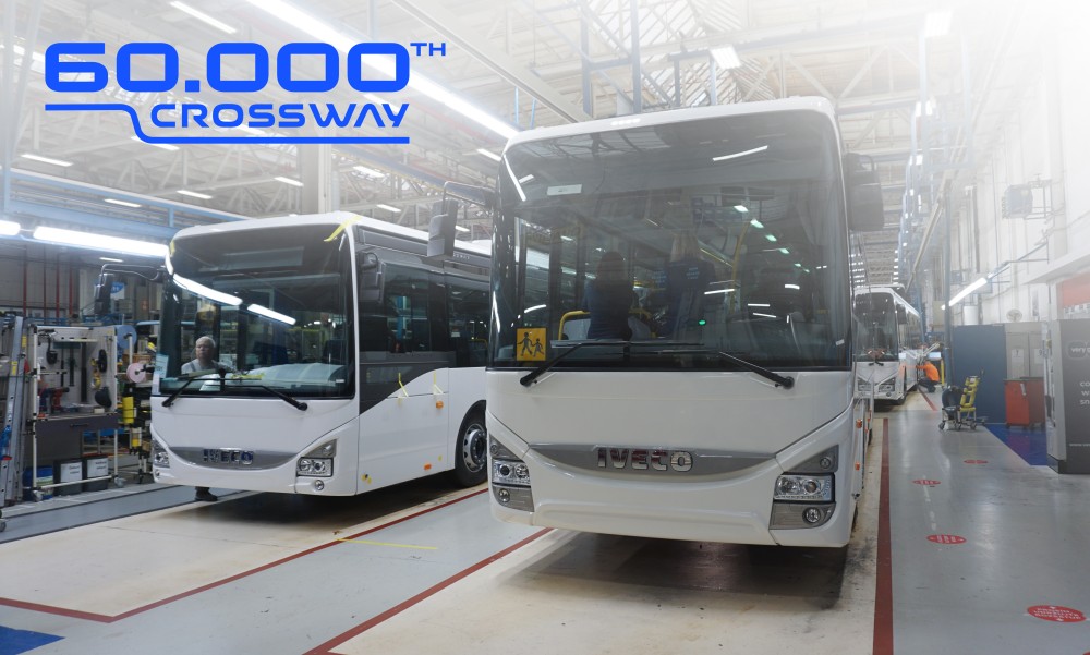IVECO Bus CROSSWAY slår nytt rekord med 60 000 tillverkade enheter