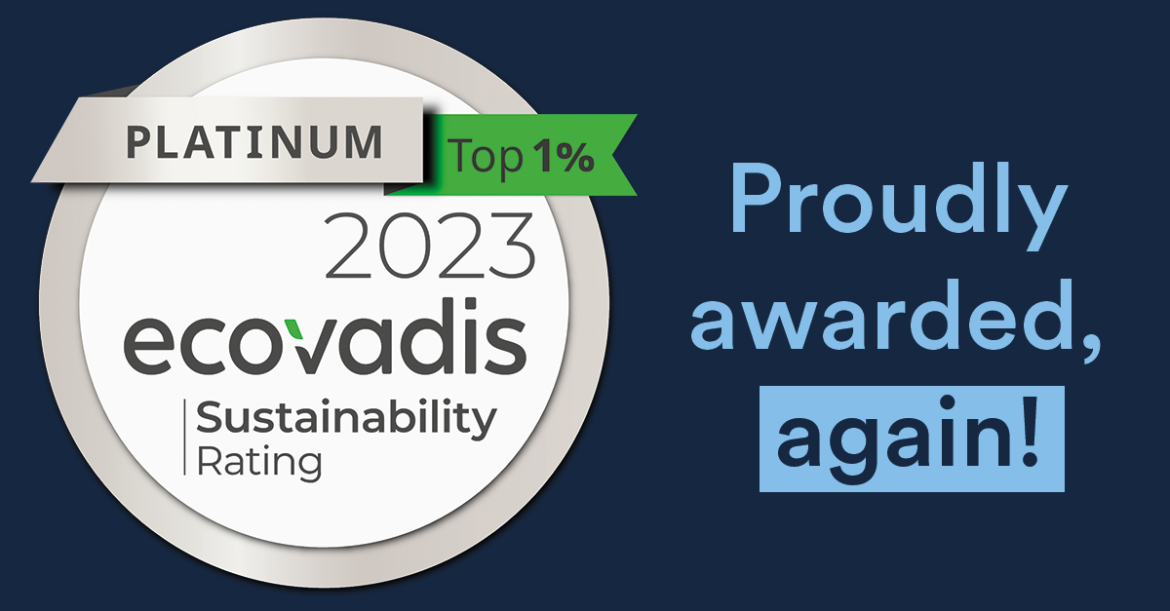 Trioworld får EcoVadis Platinum hållbarhetsbetyg för tredje året i rad