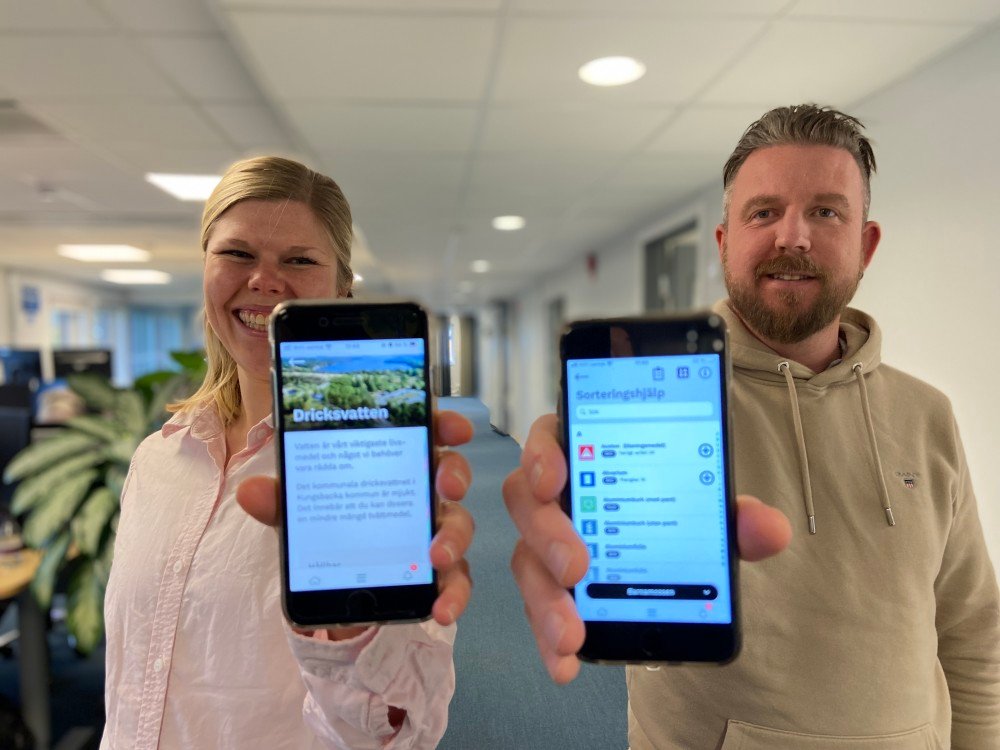Premiär för Kungsbackas vatten & avfallsapp