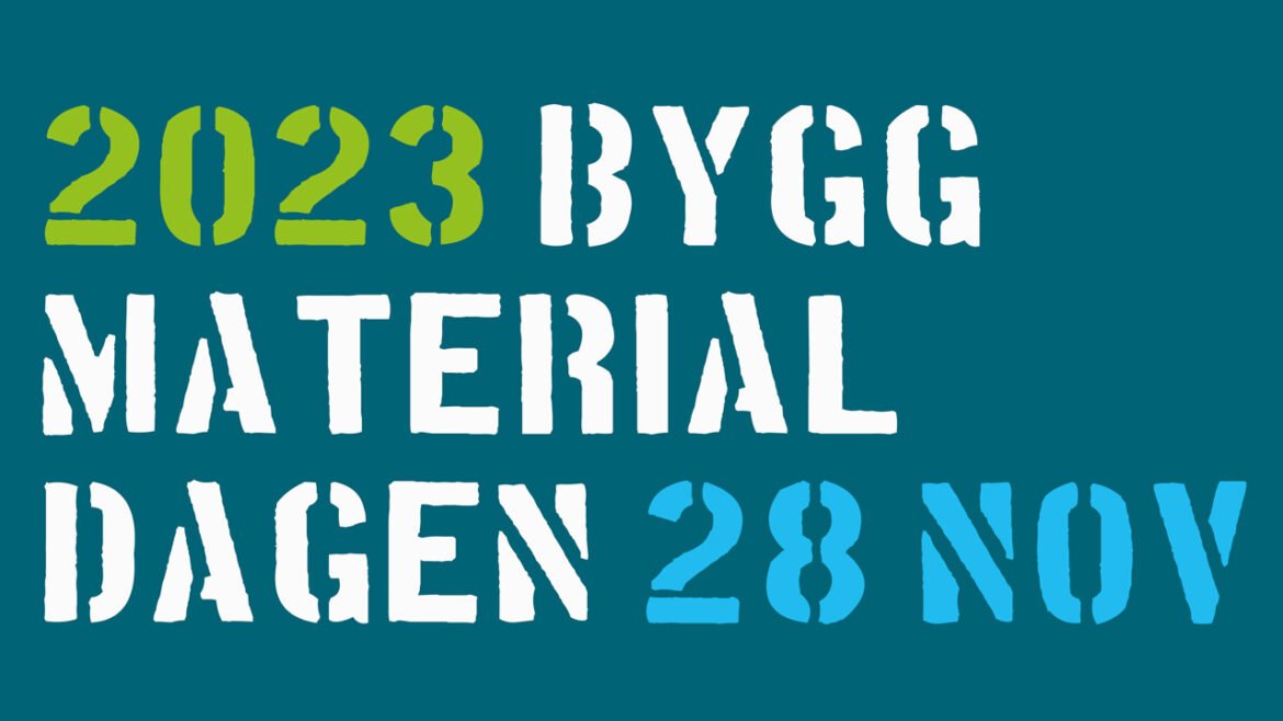 Samhällsbyggnadsbranschen möts på Byggmaterialdagen den 28 nov 2023