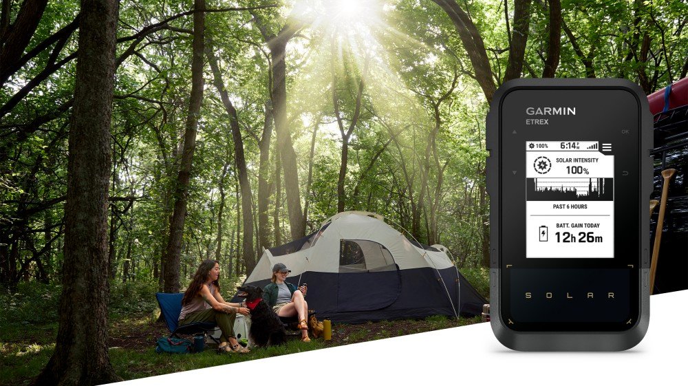 Obegränsad batteritid i nya eTrex Solar från Garmin