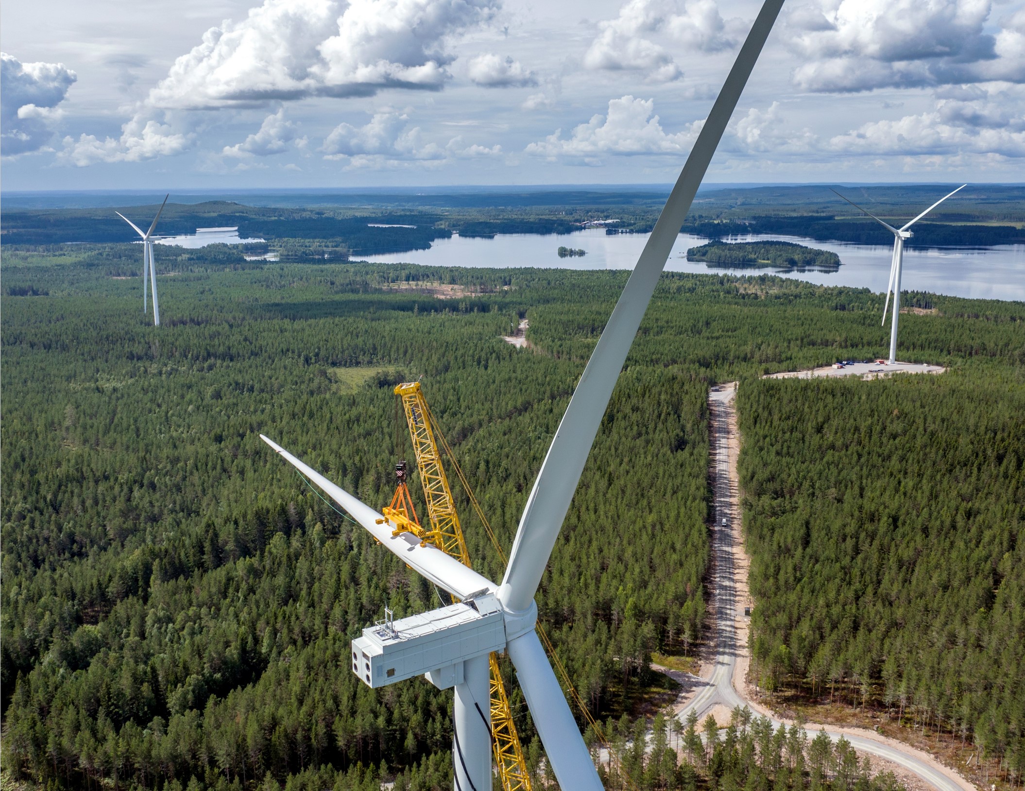 Vattenfall Eldistribution ansluter tre nya vindkraftparker