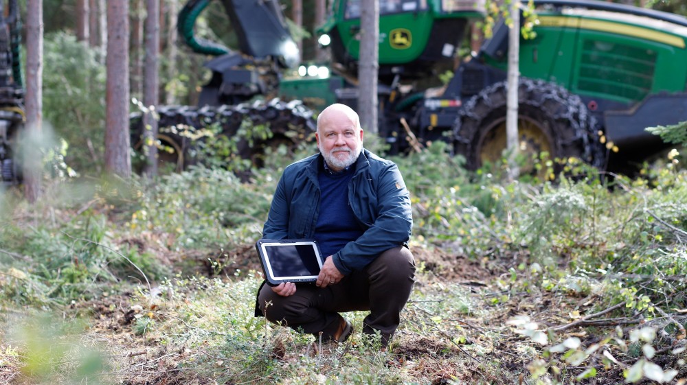 Uppkoppling och lång batteritid är avgörande för den svenska skogsindustrin