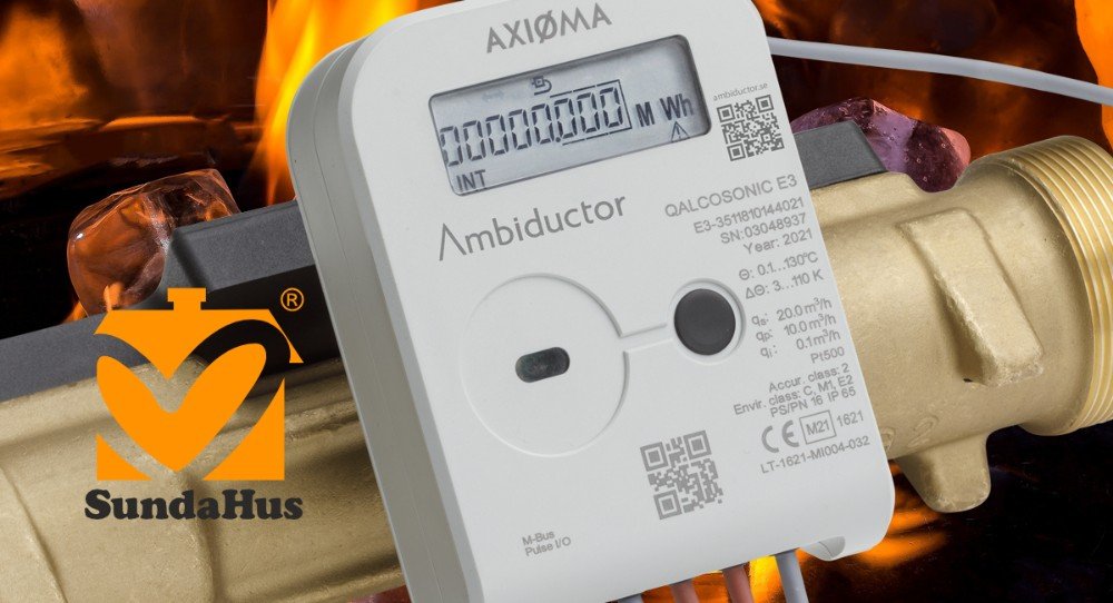 Ambiductors energimätare Qalcosonic E3 nu miljöklassad av Sundahus