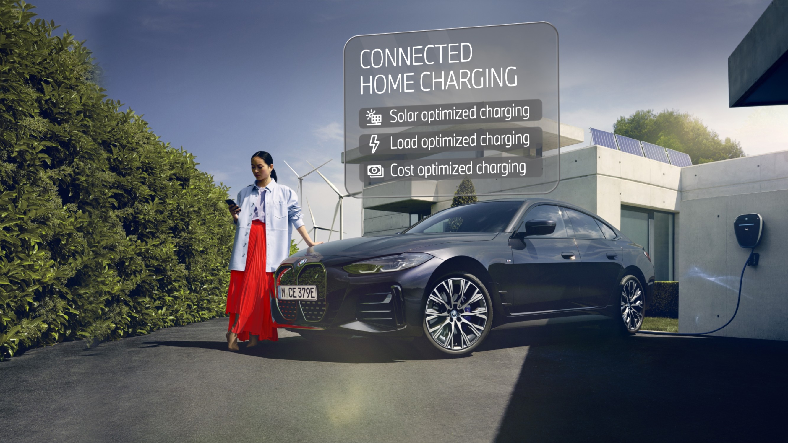 Nu lanseras Connected Home Charging: Solenergi och lastoptimerad laddning för elektrifierade BMW- och MINI-bilar