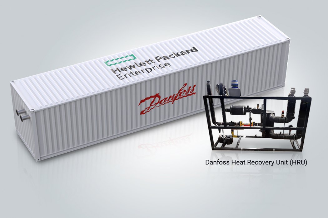 HPE och Danfoss återvinner överskottsvärme från datahallar