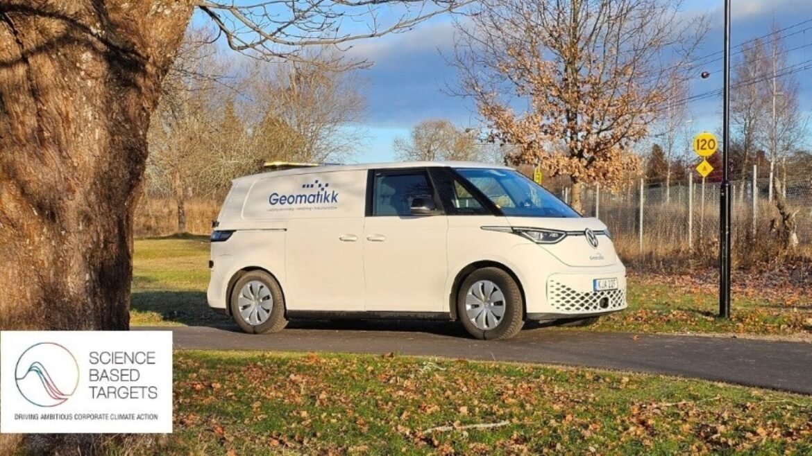 Geomatikk-gruppens klimatmål godkända av SBTi