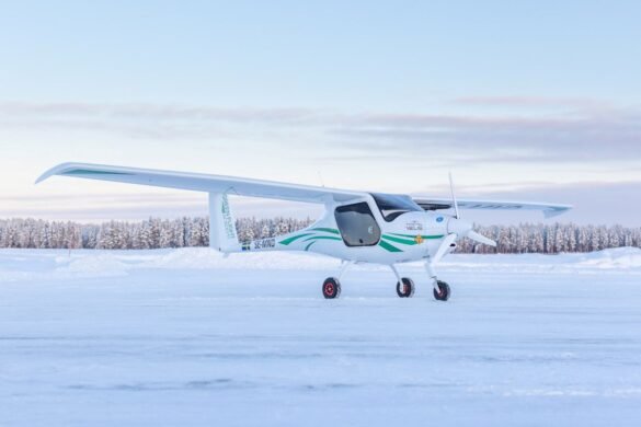 5 000 starter och landningar med elflygplan på Skellefteå Airport