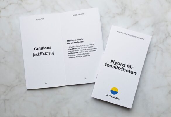 Vattenfall blickar framåt med nya  ord på temat fossilfrihet