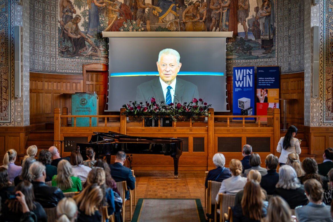 WIN WIN Award: Al Gore hyllar Sverige och årets pristagare i Göteborg