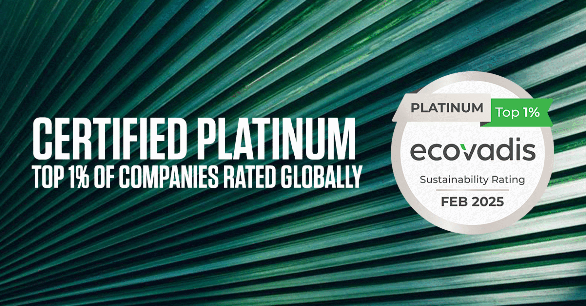 Canon tilldelas EcoVadis hållbarhetsbetyg Platina