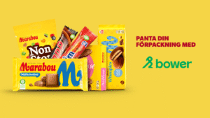 Mondelez och Marabou ansluter till källsorteringsappen Bower Mondelez och Marabou ansluter till källsorteringsappen Bower