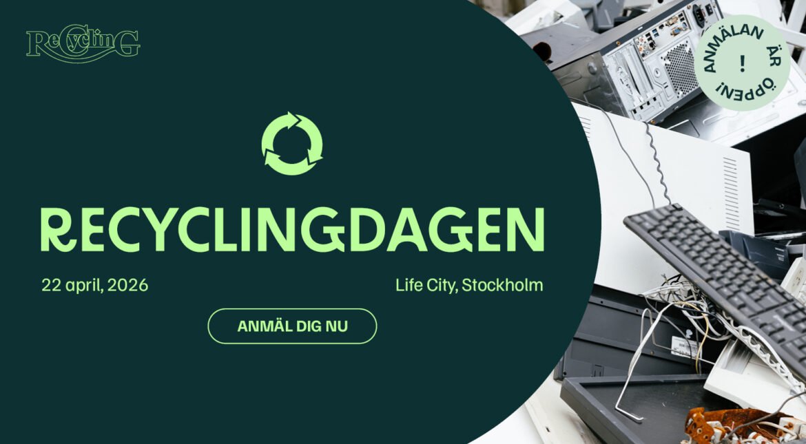 Framtidens återvinning i fokus på Recyclingdagen Stockholm 2026